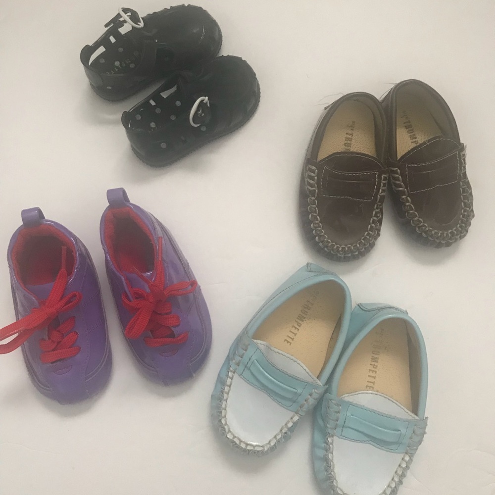 Trumpette Shoe Lot! Jellies driving shoes Booties!